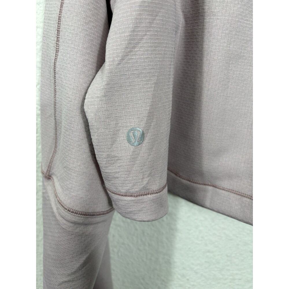 Lululemon Unleash Stength Crop Hoodie Womens Size L Light Purple Long Sleeve - Picture 9 of 9